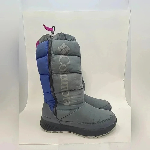 COLUMBIA Womens Snow Boots Omni-Heat Thermal Reflective 8 BL0119-053 - Picture 1 of 11